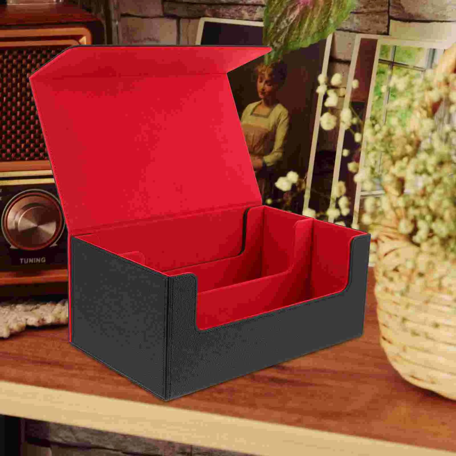 Card Brick Storage Box Sports Case Double Row Singer Cards Holder Trading Pu Protector For