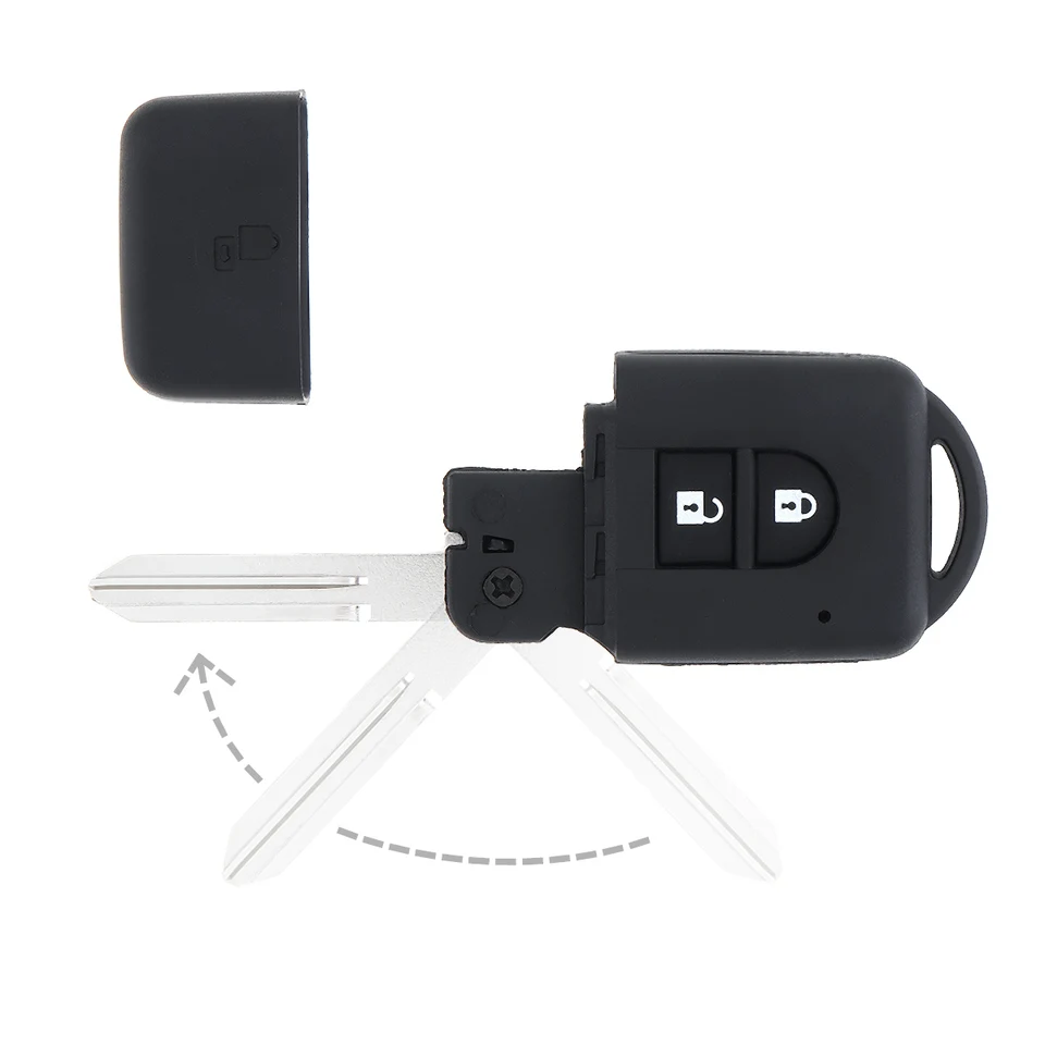 Coque De Clé Télécommande Intelligente à 2 Boutons... - Grandado