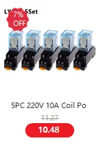 1 stücke Allzweck LY2NJ HH62P Elektronische Micro Elektromagnetische Relais LED Lampe 10A 8 Pins Spule DPDT DC12V 24V AC110V 220V – Detail 4