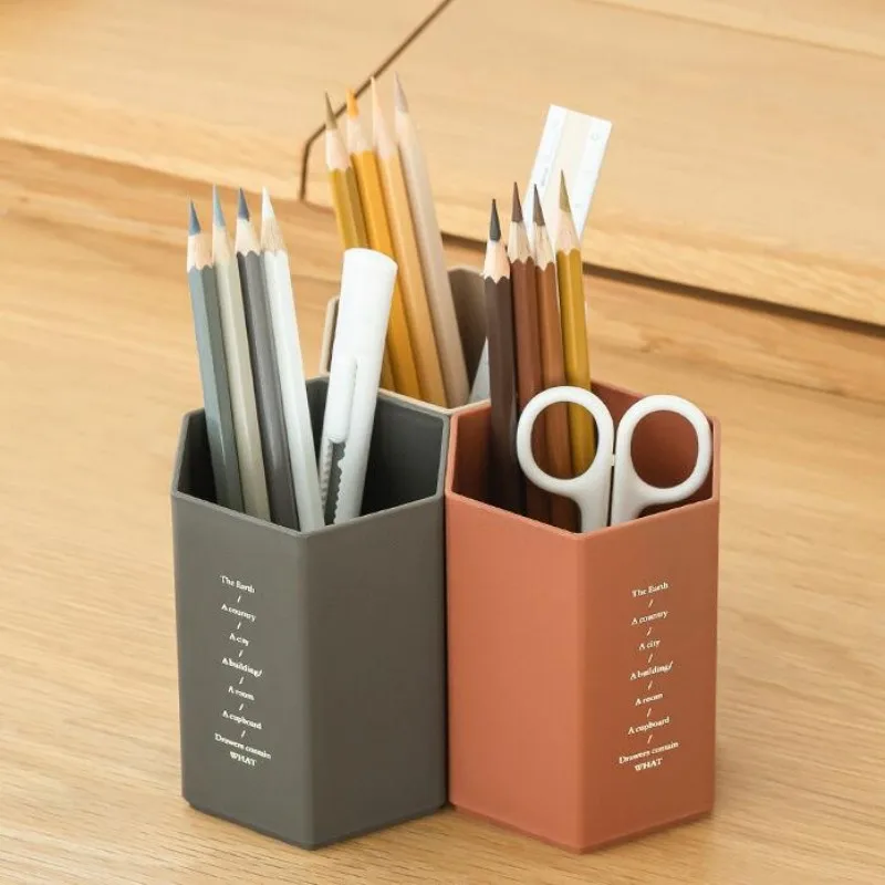 

Minimalist Modern Office Desktop Storage Pen Holder Student Desktop Function Pen Holder Children's Creativity