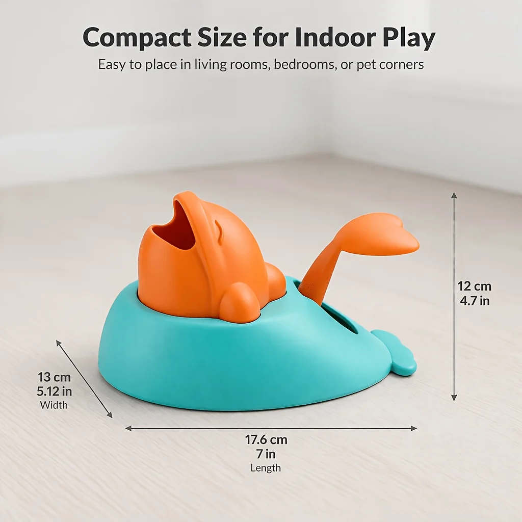 Interactive Treat-Dispensing Dog Toy for Indoor Fun and Training Puzzles