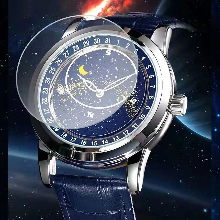 Kimsdun watch for men Automatic Mechanical Watches Luxury Mens Watch Limited edition Leather strap man watch relogio masculino