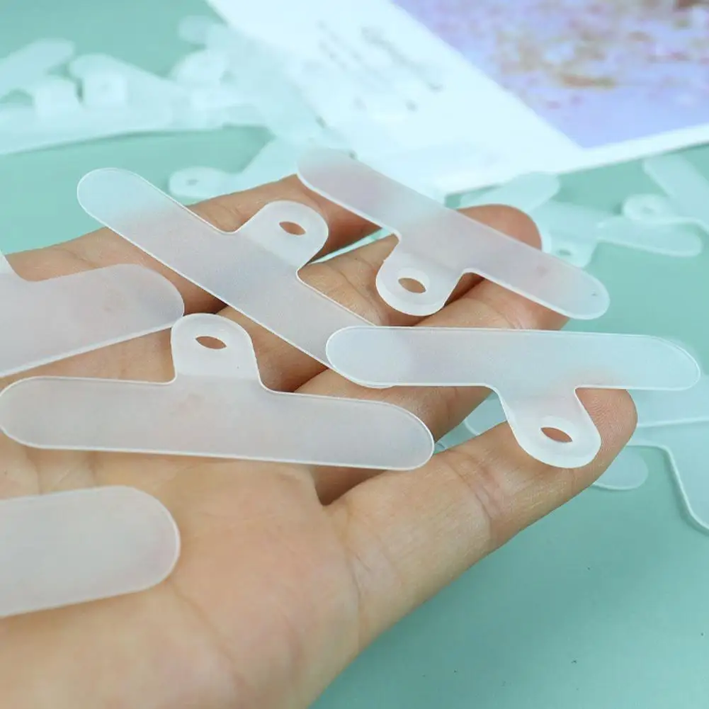 1/5/10PCS 휴대 전화 끈 가스켓 Tpu 강력한 범용 고정 패치 분실 방지 클립 범용 분실 방지 안전 끈 카드