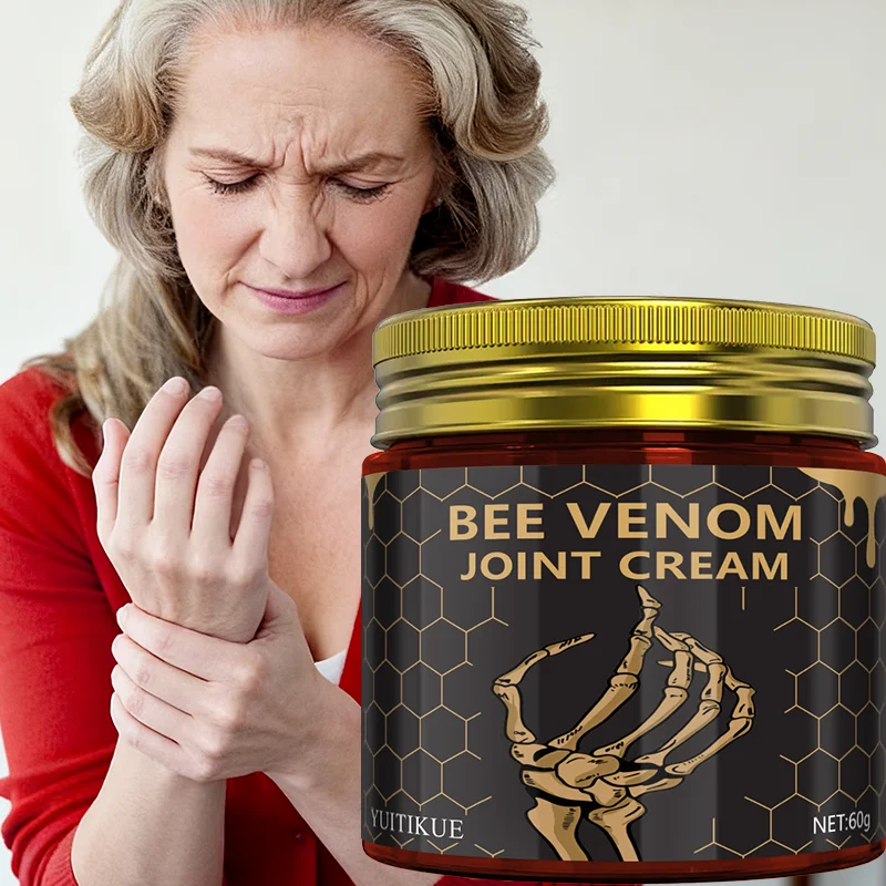 YUITIKUE Bee Venom Joint Cream Professional Treatment Gel Relieves Joint Pain Cream Joint Soothing Ointment Body Care Gift