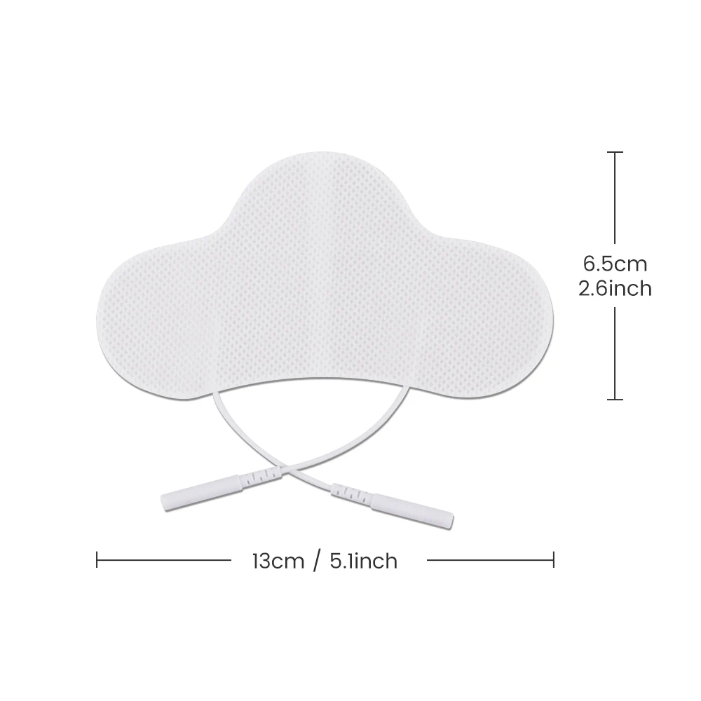 Electrode Pads Self Adhesive Replacement Pads for Tens Unit Machine EMS Muscle Stimulator Waist Shoulder Face Knee Throat Chest electrode pads muscle stimulator massage gel pads muscle massager muscle massager stick massage tool