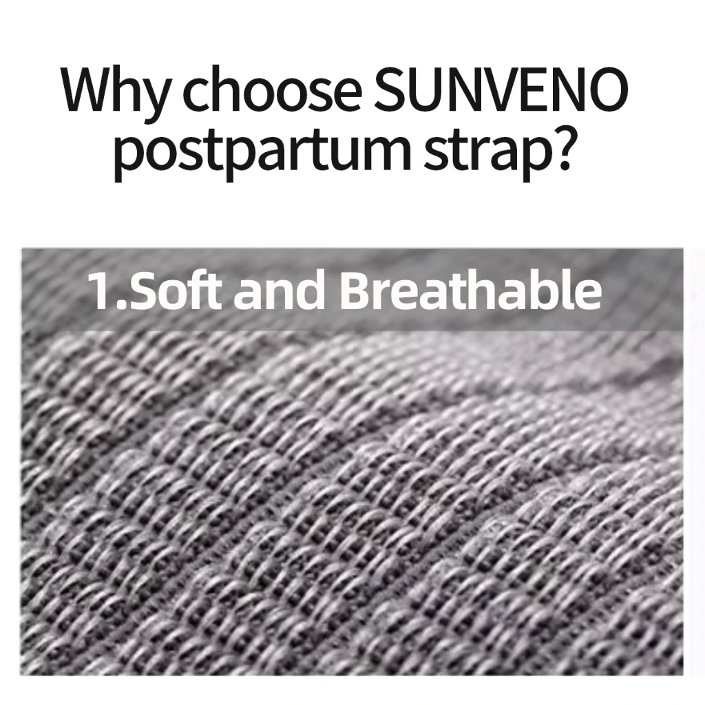 Postpartum Belly Band Belly Band Sunveno Postpartum Belly Band Girdle for Postnatal Adjustable Belly Wrap C-section Recovery Binder Abdominal Support