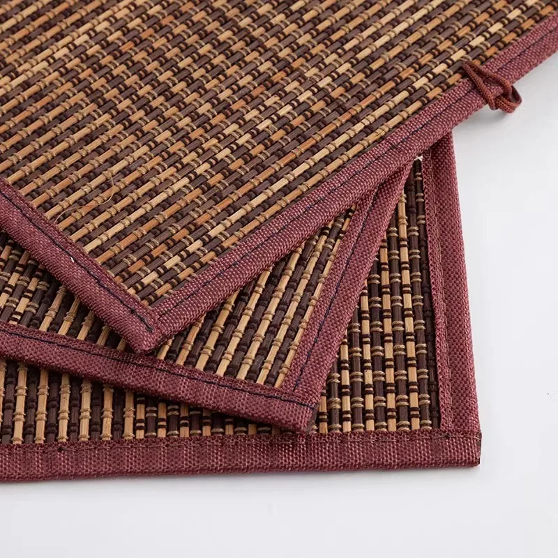 중국 스타일 펠트 브러시 롤 대나무 & 양모 서예 펜 홀더 여행 스토리지 전통 잉크 그림 아티스트 액세서리