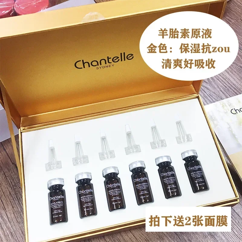 Australia Chantelle Sheep Placenta Serum 10ml*6pcs Anti-aging Anti-wrinkle Brighten Reduce Pigmentation Firmness Hydrate SkinCar 2