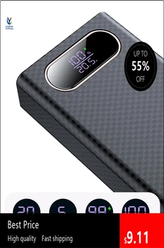 Miglior Kit Fai-da-Te per Power Bank PD100W a Ricarica Rapida, 20V 5A, Pacco Batterie 6x 21700, Portatile e Personalizzabile, Senza Saldatura, Facile da Assemblare