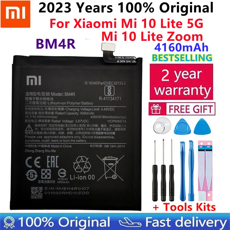 2023 Years Xiao Mi Original BM4R Battery For Xiaomi Mi 10 Lite 5G BM4R 2023-years-xiao-mi-original-bm4r-battery-for-xiaomi-mi-10-lite-5g-bm4r