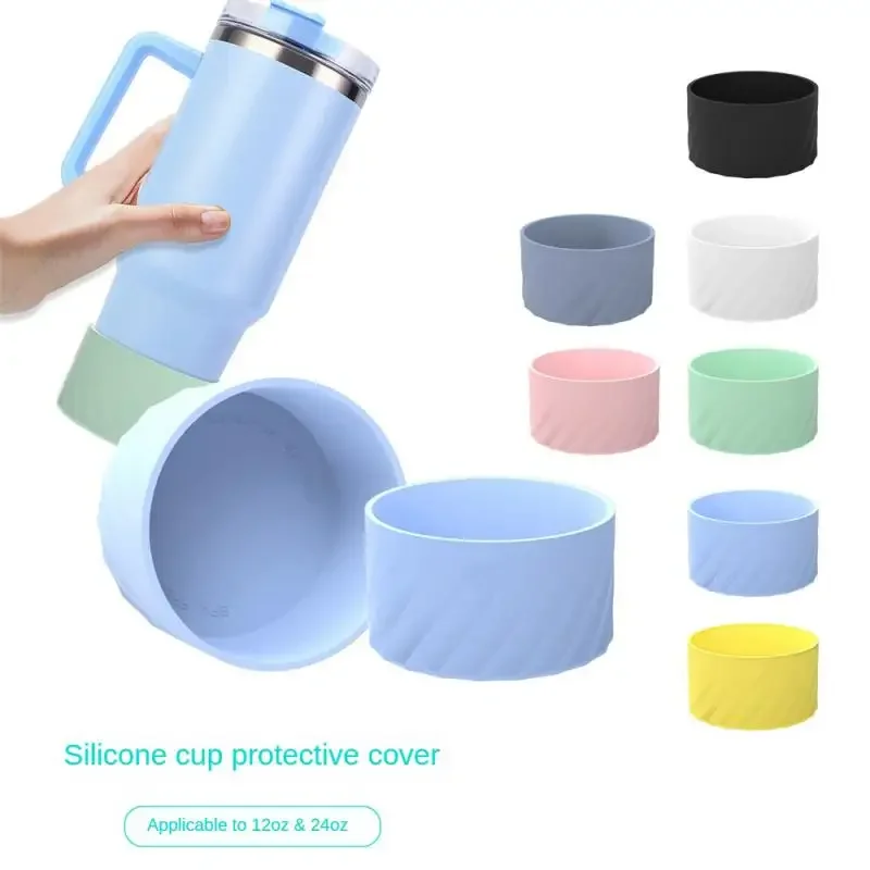 4Pack 2pcs Straw Cover Cap,6Pcs Silicone Spill Proof Stopper,1Pcs Silicone Bottle Boot Sleevepcs Stanley Cup Accessories Set