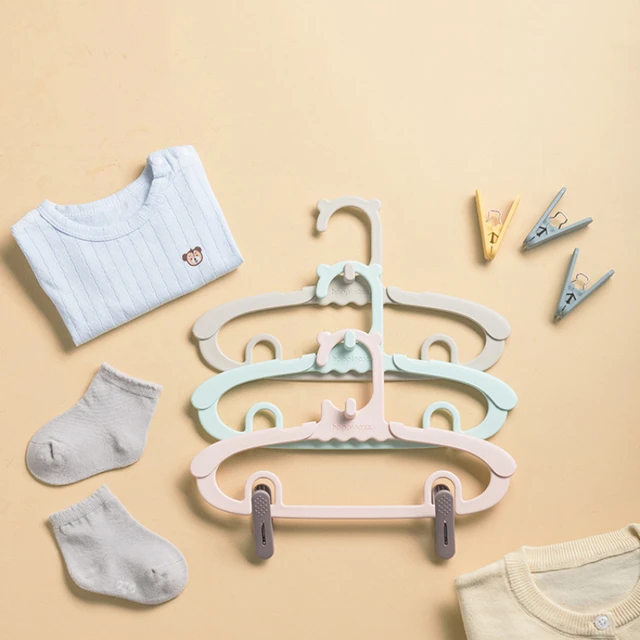10 Pcs/Set Plastic Baby Clothes Hanger Mini Size Baby Coats Hangers Space  Saving Closet Hanger Nursery Room Decorations - AliExpress