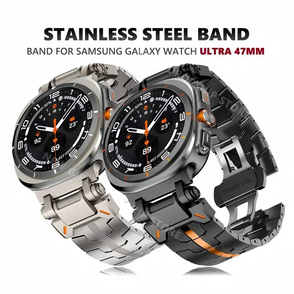 Luxury Stainless Steel Business Watch Band - No Gaps QuickFit Bracelet
