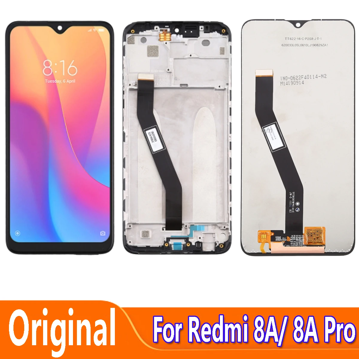 For Xiaomi Redmi 8A Pro MZB8458IN M1908C3KG LCD Display Touch Screen Digitizer Assembly For Redmi 8 M1908C3IC MZB8255IN LCD