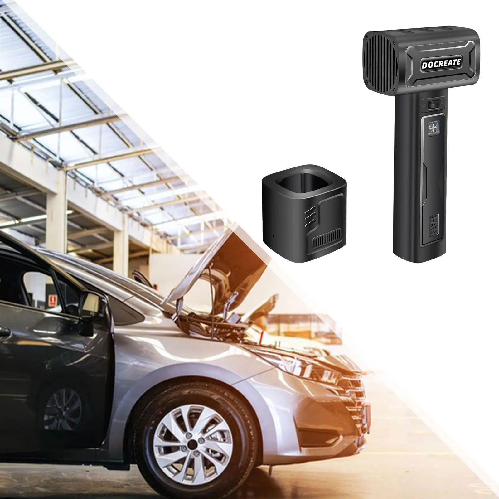 Car Dryer Blower for Car Powerful Rechargeable Jet Blower Car Fan Snow Blower 4