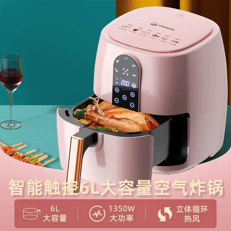 Outdoor Home Air Fryer 220V Oven Large Capacity Intelligent Oil-free Small  Multi-functional Automatic Electric Heat One Machine