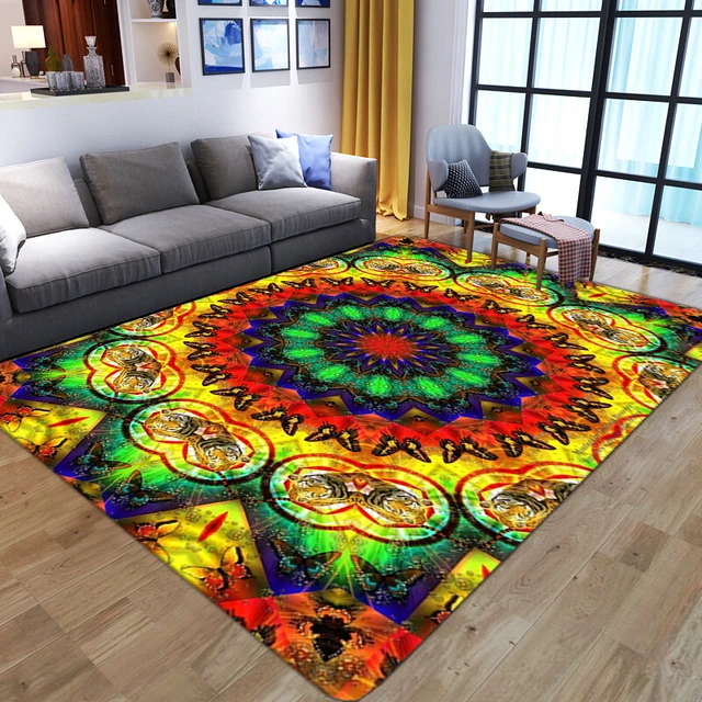 Vortex Illusion Print Kitchen Rug Outdoor Entrance Mat for Live Room  Bathroom Rugs Kitchen Floor Mat