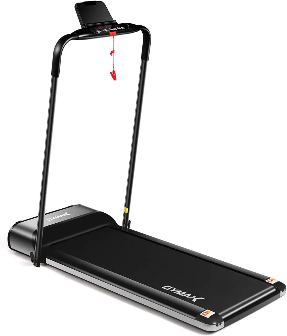 

Folding Treadmill with Free-Installation Design, Portable Treadmill with LCD Display, Max Weight Capacity for Walking, Jogging,