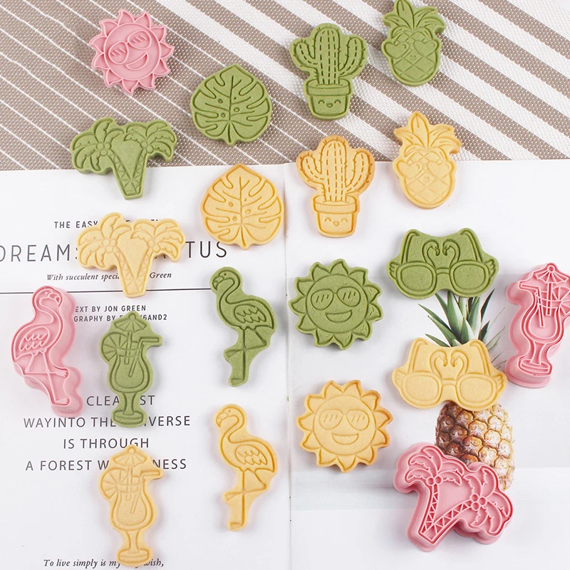 Biscuit Pastry Cactus Plant Cookie Cutter set of 2 Fondant Cutter
