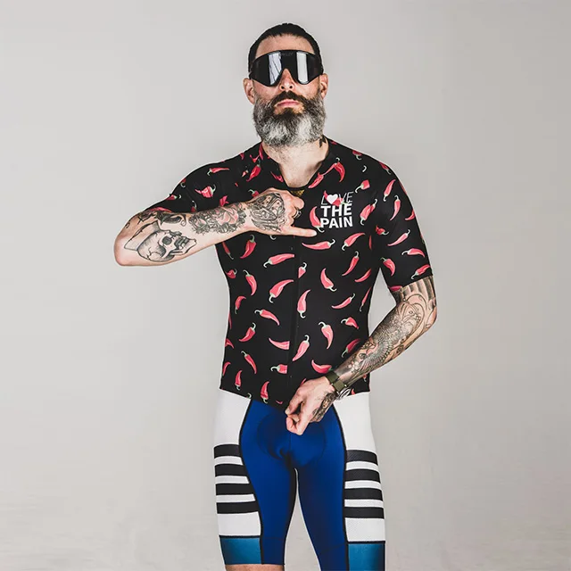 Love The Pain サイクルジャージ 2020 Love The Pain Cycling Jersey Man Summer Bike Clothing