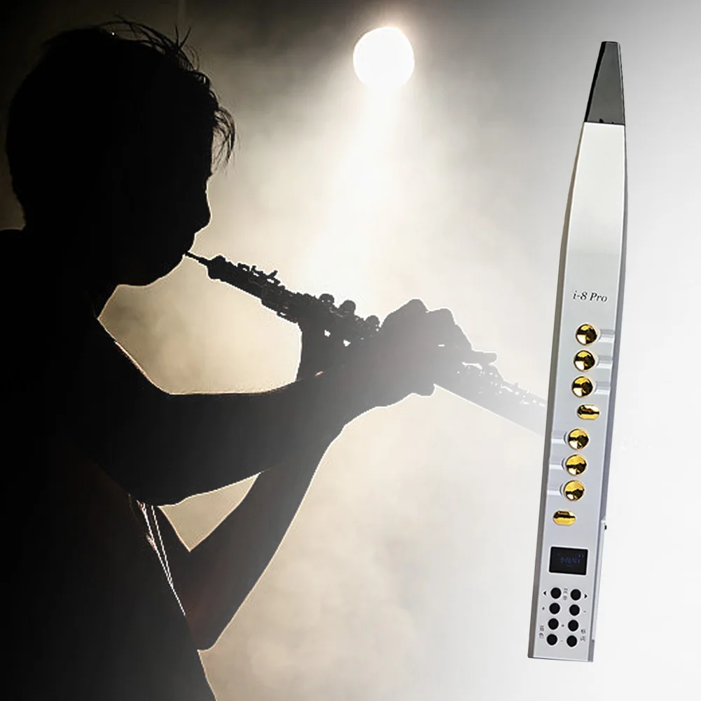 Digital Wind Instrument Rechargeable Mini Saxophone Electronic Wind Instrument Electric Blowpipe Flute for Kids Adults Beginners digital wind saxophone
