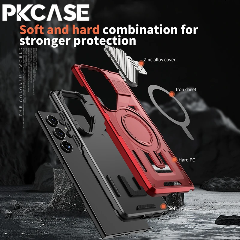 Premium Lens Bracket Protective Phone Case