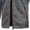 Autumn/winter Men's top Jacket Men's long zip sleeve jacket 5