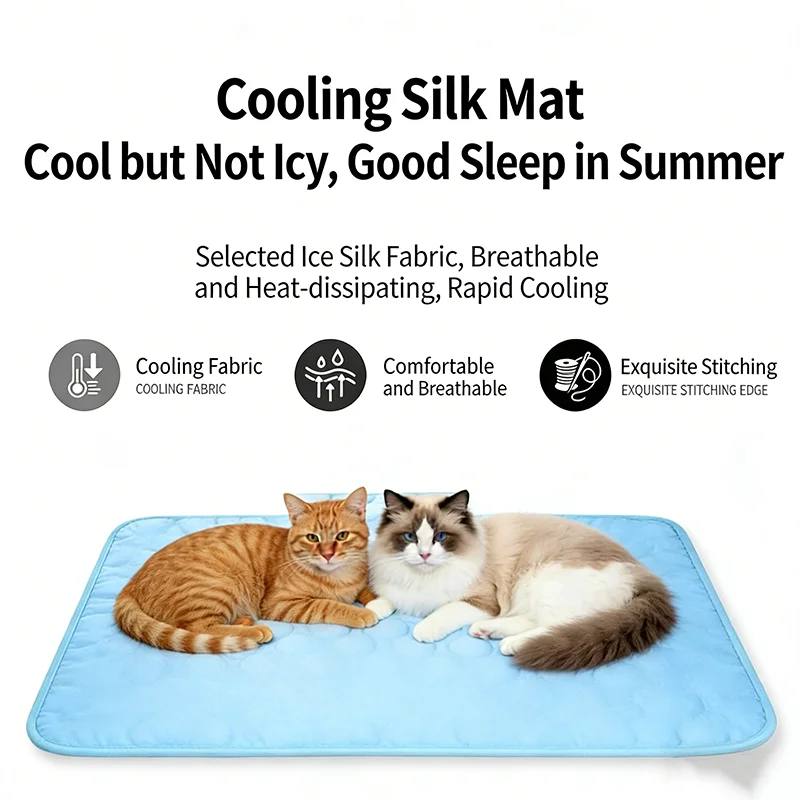 Fur Baby Summer Ice Silk Cooling Mat 4