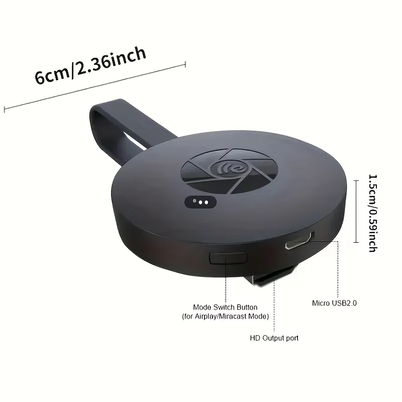 Mini Wireless Projector 1080P HDMI