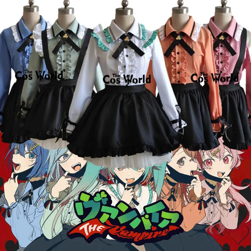 

Project Sekai Colorful Stage Feat MORE MORE JUMP Vampire Miku Kiritani Haruka Hinomori Shizuku Anime Customize Cosplay Costumes