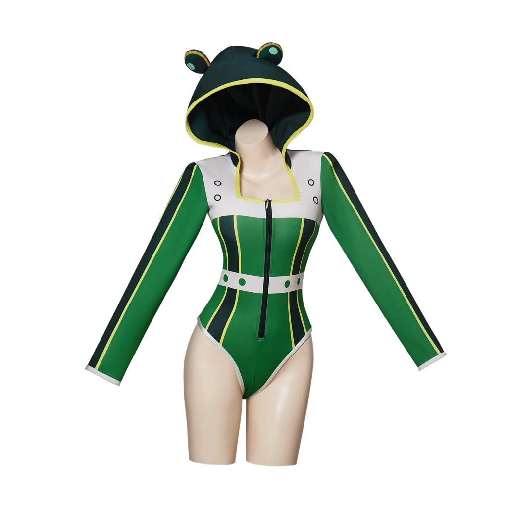 

My Hero Academia Midoriya Izuku Cosplay Pajamas Green One Piece Bodysuit Onesie Sexy Ladies Costume Jumpsuits