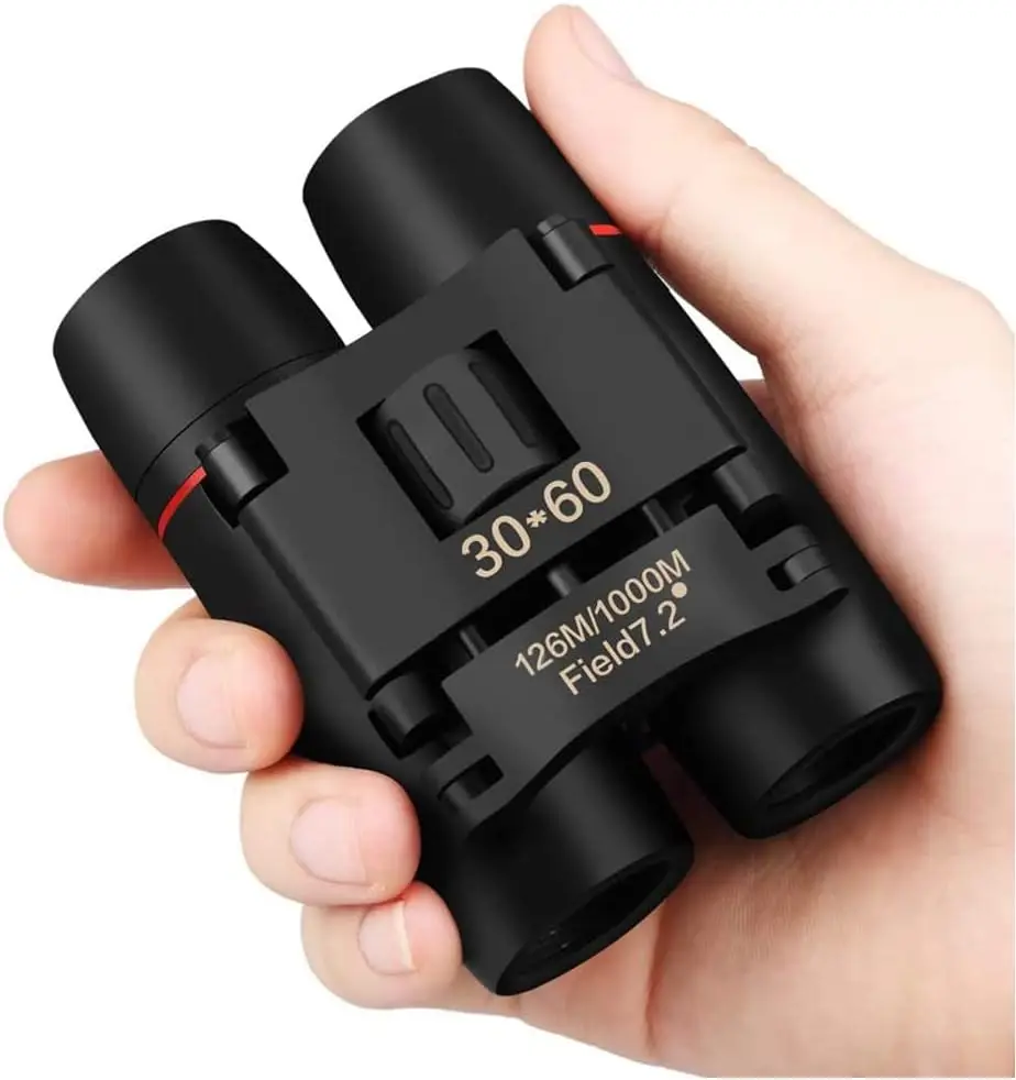 Odborný 30x60 dalekohled mini namyšlený skládací binoculars HD přenosné pro dítě outdoorové ptáci sledování kemping cestovní dar