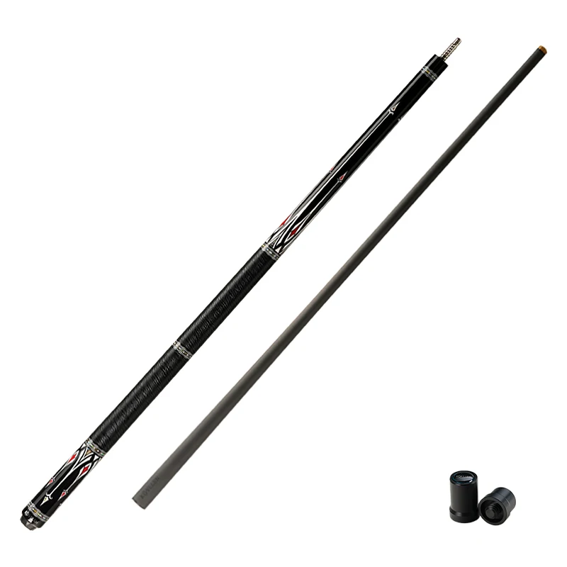 KONLLEN-AS Pool Cue Stick Carbon Fiber Shaft 12.5mm Tip, 3/8