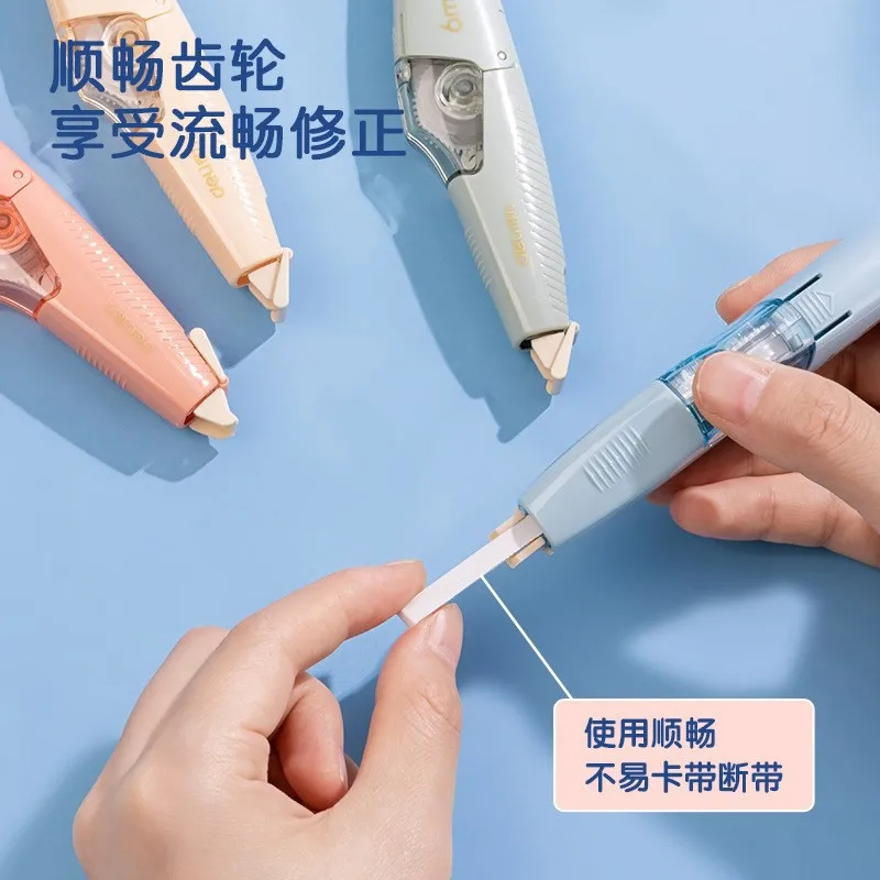 Refillable Retractable Correction Tape Set Mini Cute Aesthetic Correction Tape Pen with 5 Replacement White Refill 6m