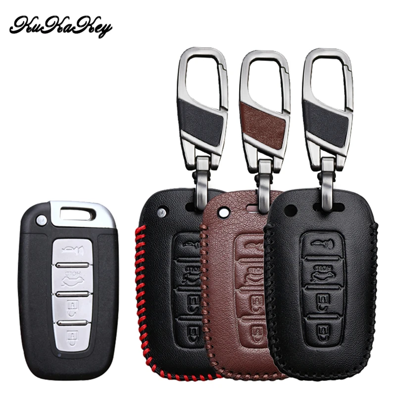 Remote Smart Car Key Case Cover Per Hyundai Elantra Sonata Tucson Verna I30 Ix45 Auto Key Cover Holder Accessori Per Lo Styling Dell'Auto