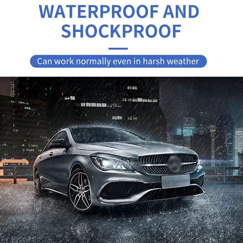 Parking Sensor Car Reverse Radar Kit Vehicle Parking Sensor System with 4 Sensors Backup Radar with LED Distance Display Beep alarm
