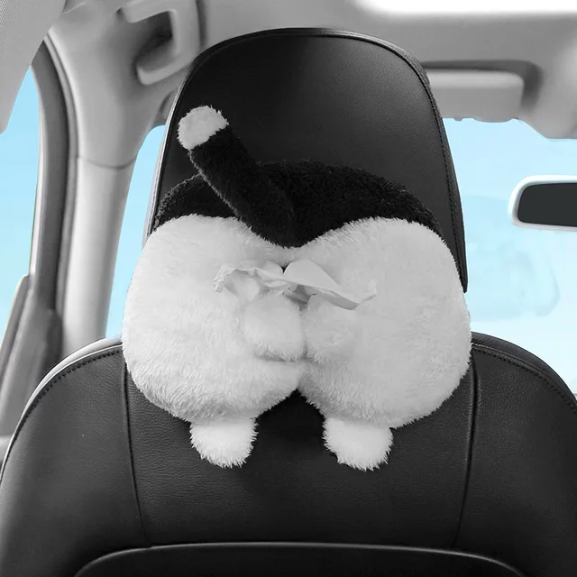 Corgi Butt Katze Auto Taschentuchhalter Serviette Box Fahrzeug Rücksitz  Tissue Case Halter für