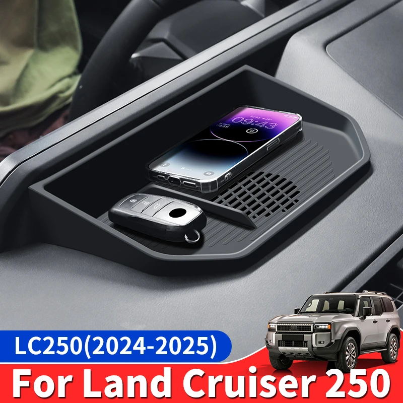 For Toyota Land Cruiser 250 Prado LC250 1958 Center Dashboard Console Storage Protection Sleeve Interior Accessories car non slip mat car dashboard mat non slip dash mat car storage accessories