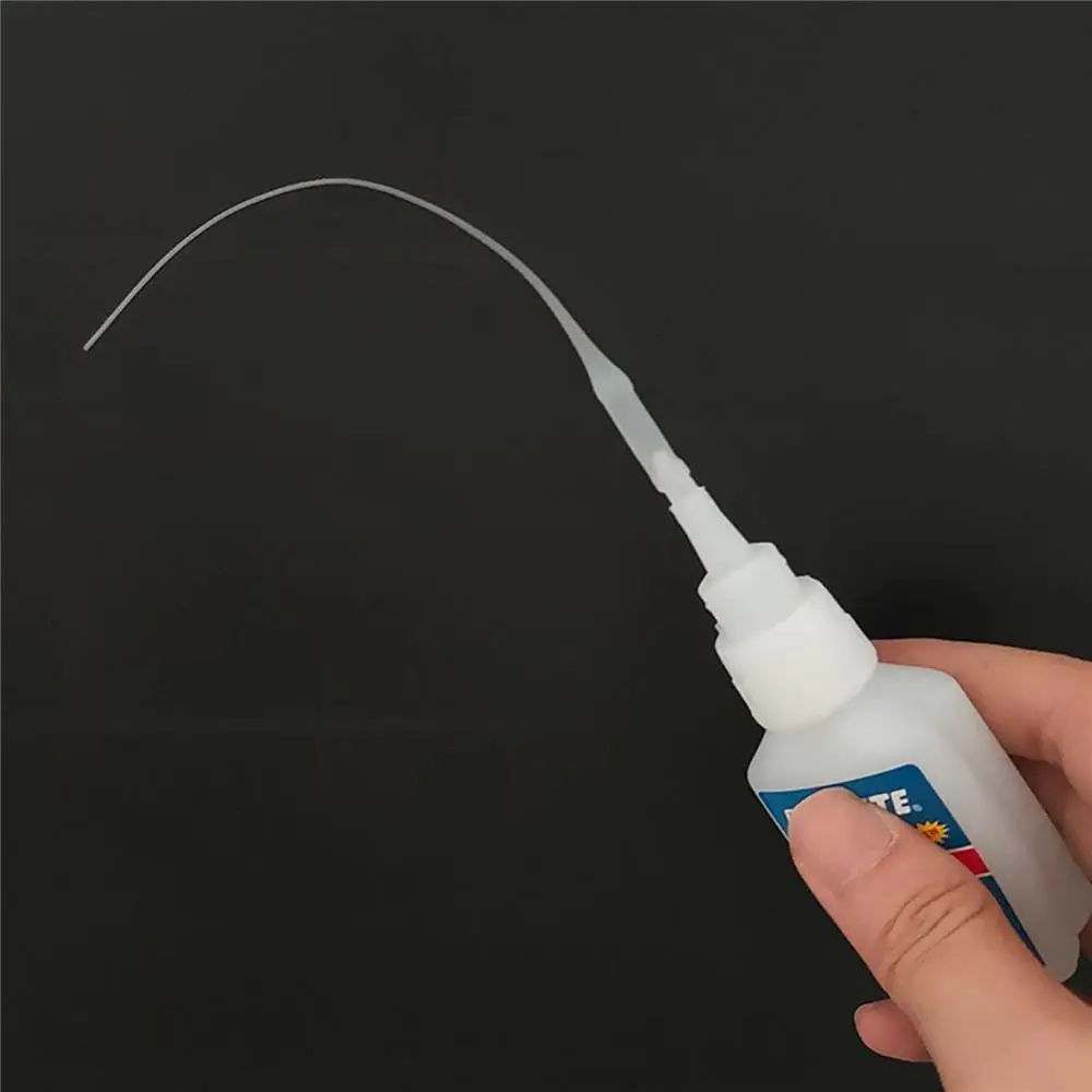 Glue Micro-Tips 100PCS/pack Plastic Glue Bottle Tips Extender Precision Applicator Dropping Tube Nozzle for Crafting Lab plastic glue tips