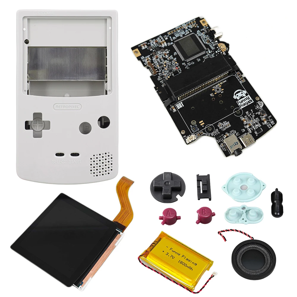 FunnyPlaying FPGBC Retro Pixel Game Console Kits GameBoy Colour