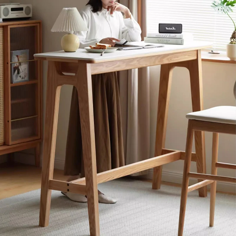 Sgabelli Tavolo Da Pranzo Da Bar Alto Set Tavoli Da Bancone Da Bar In Legno Per Feste Lunghe Modern Barman Tavoli Da Pranzo Mobili Da Soggiorno