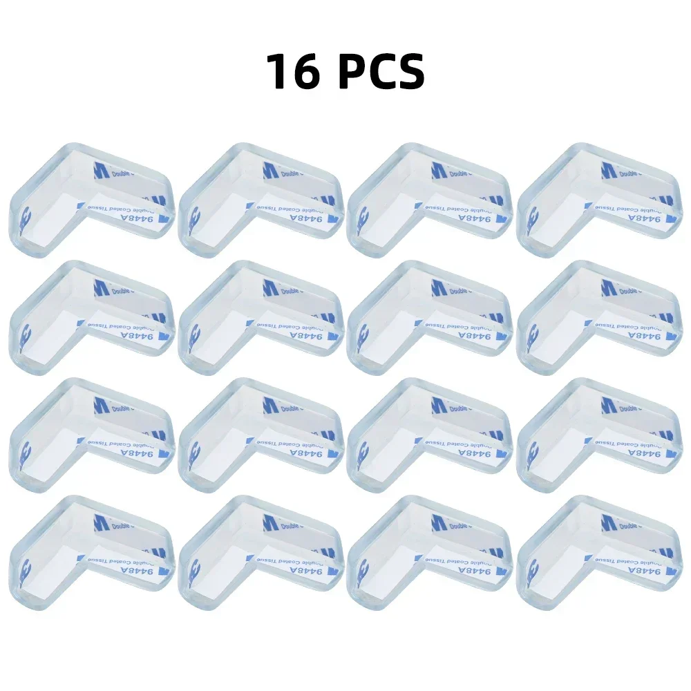 Clear Table Corner Protectors - Baby Safety Furniture Edge Guards