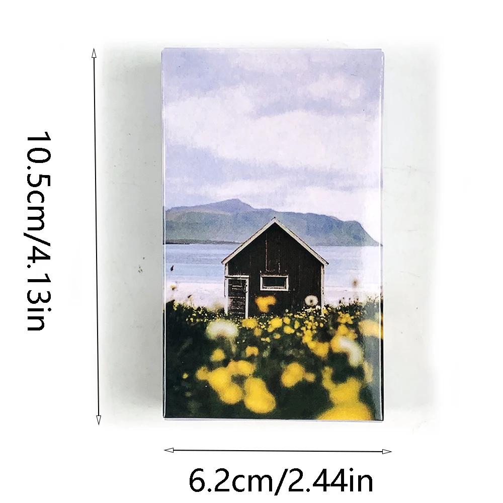 타로 카드 78장의 풍경 건축 스타일의 오라클 카드 게임, 영적 지도 및 수집가에게 적합