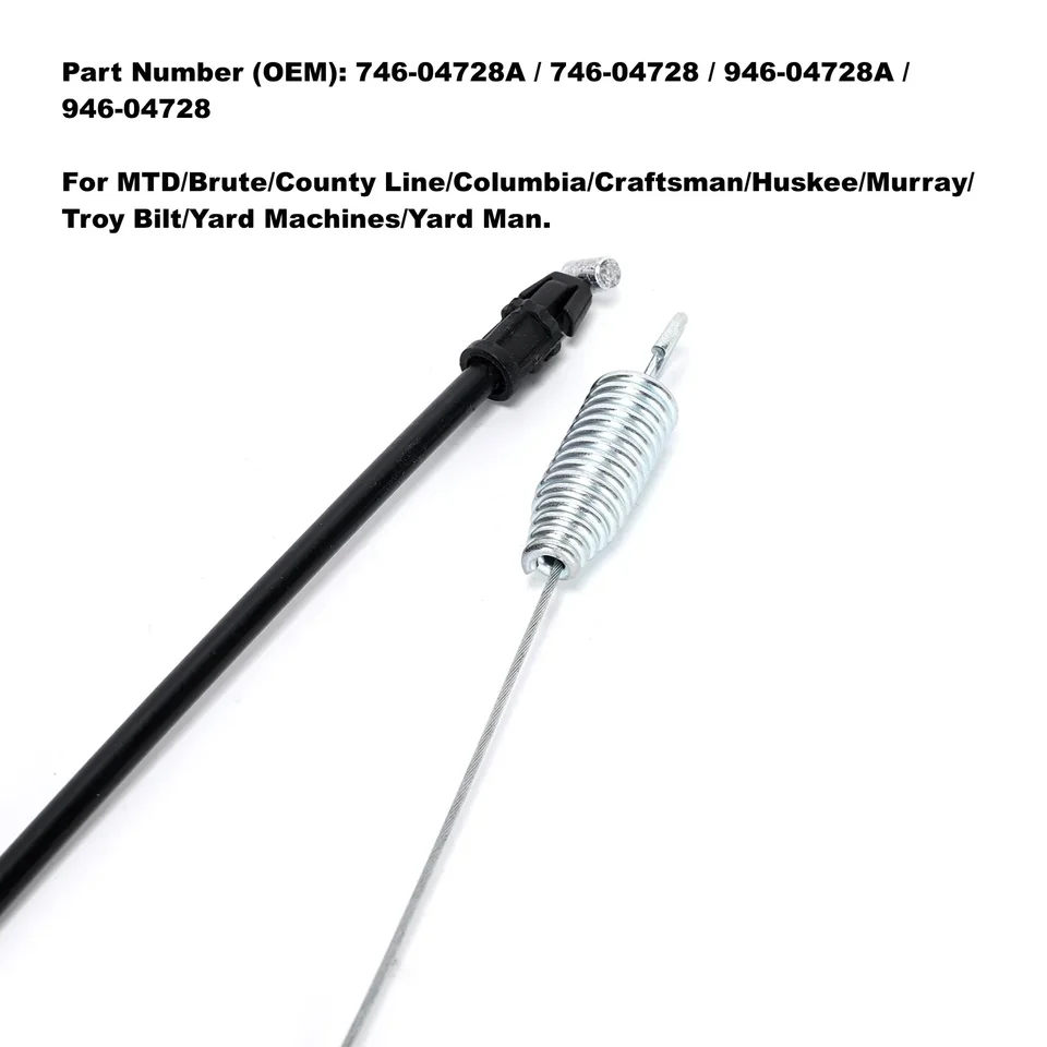 Troy-bilt Tb200 Parts MTD 946-04728A Forward Drive Control Cable