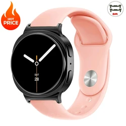 Premium Silicone Sport Band Strap - Universal Smartwatch Wristband Accessory - Watch 8 Classic (Vintage rose - 29)