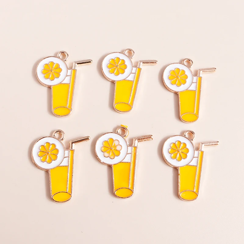 20 Stück süße Getränk Charms Emaille Sommer Eis Popsicle Charms Anhänger für Schmuckherstellung Halsketten Ohrringe DIY Handwerk Versorgung – Detail 21