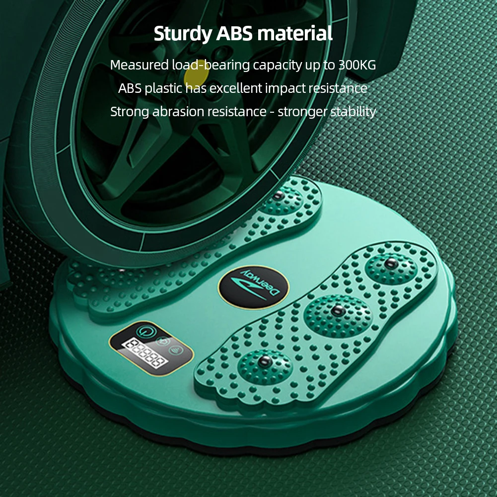 Muscle Training Sliding Plate LCD Display Screen Multi-functional Core Trainer Rotation Disc Rotatable Assist Exercise Equipment waist twisting disc