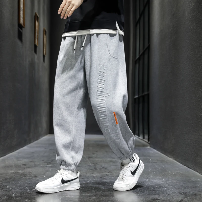 Japanese Version Of Men'S Loose Plus Size Sweatpants Casual Jogging Pants Leggings Harajuku Hip-Hop Street Beat Men'S Pants