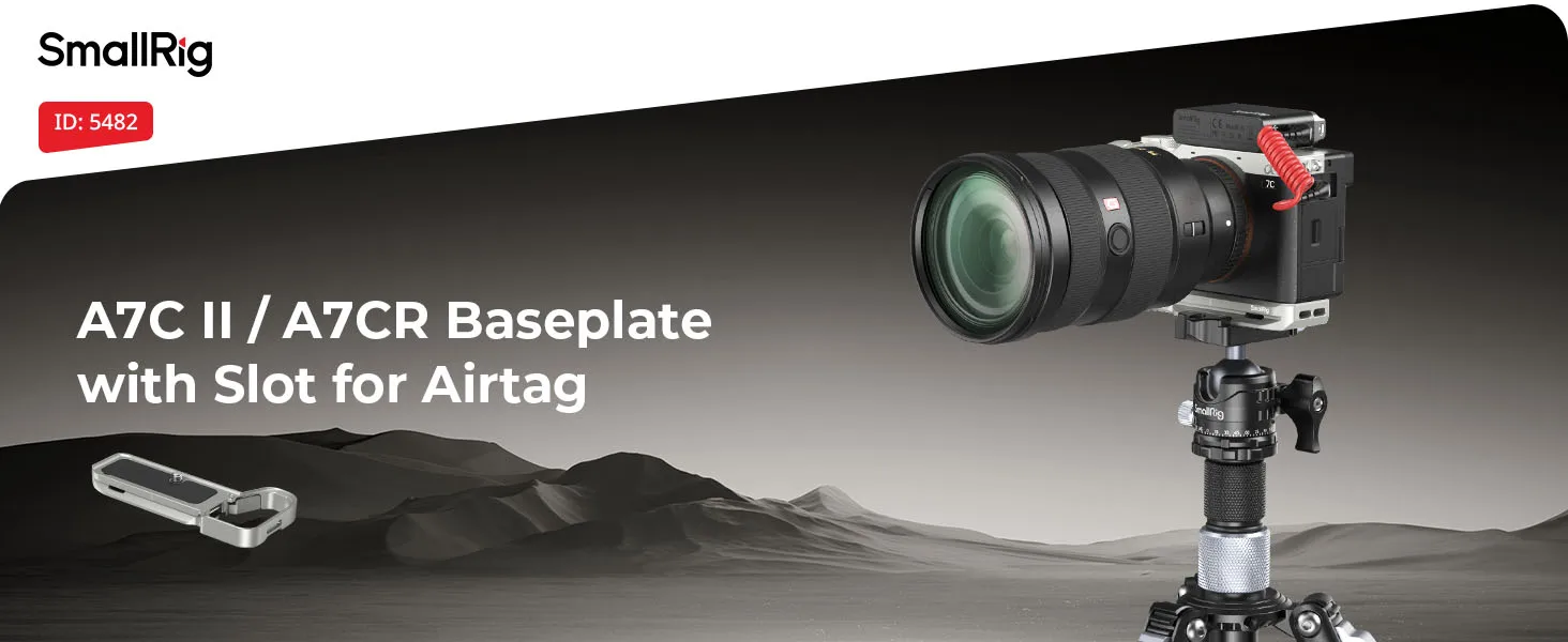 A7C II/A7CR Mount Plate with AirTag Slot for Sony Alpha 7C II / Alpha 7CR with A