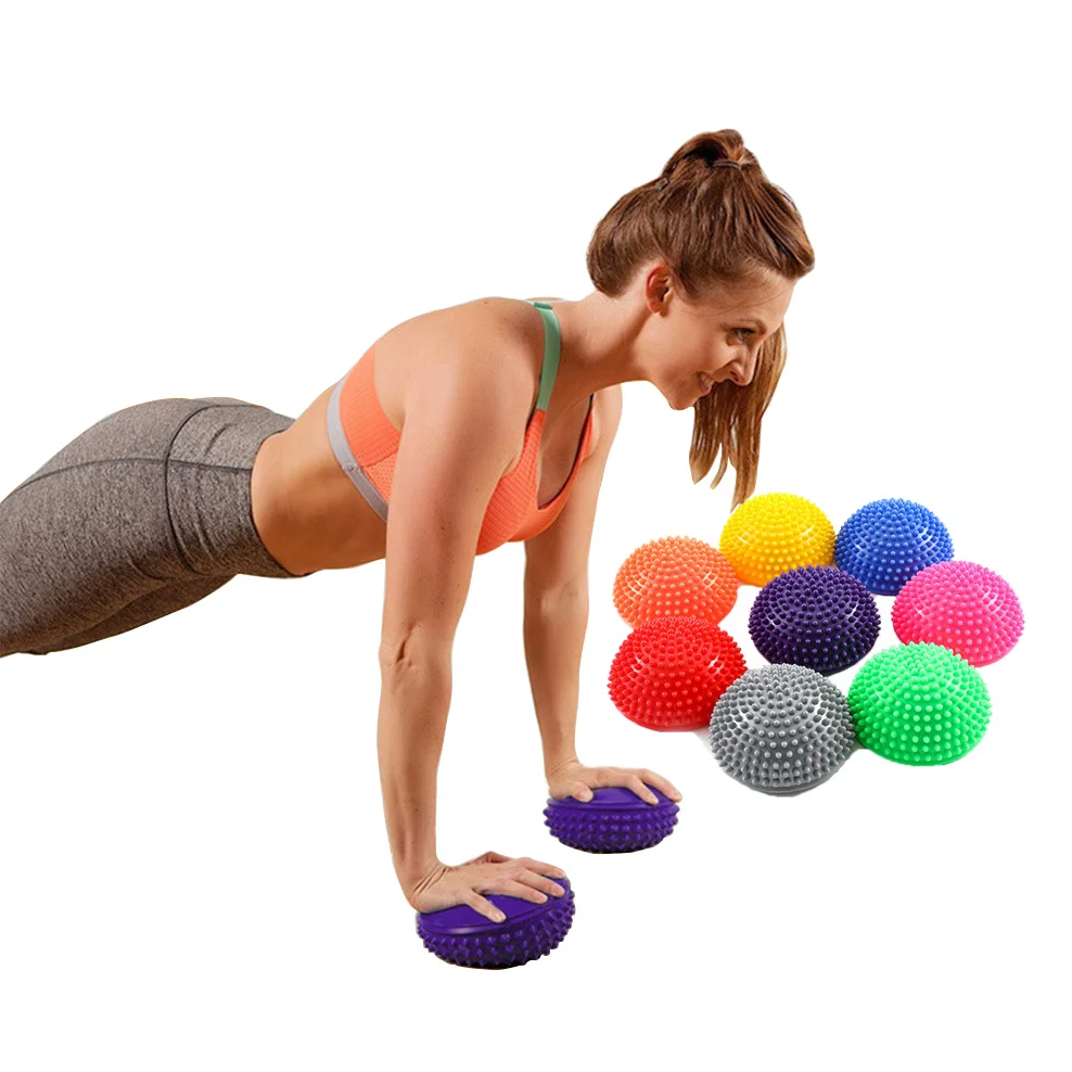 Hedgehog Balance Pods Stability Balance Trainer Dots Inflatable Massage Balance Balls Core Body Fitball Sentiment training  ball